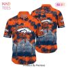 Denver Broncos NFL Hawaiian Shirt Tropical Pattern Graphic Short Sleeve Summer Gift For Fans