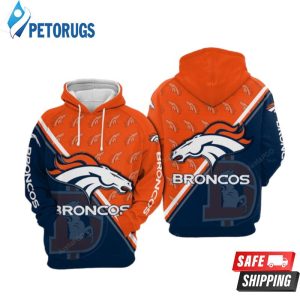 Denver Broncos Nfl Football Big Logo Denver Broncos 3D Hoodie