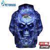 Denver Broncos Nfl Football Skull 21038 3D Hoodie