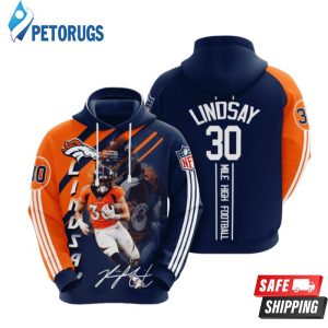 Denver Broncos Phillip Lindsay 3D Hoodie