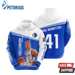 Denver Nuggets Dirk Nowitzki 3D Hoodie