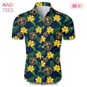 Denver Nuggets Hawaiian shirt Tropical Flower summer