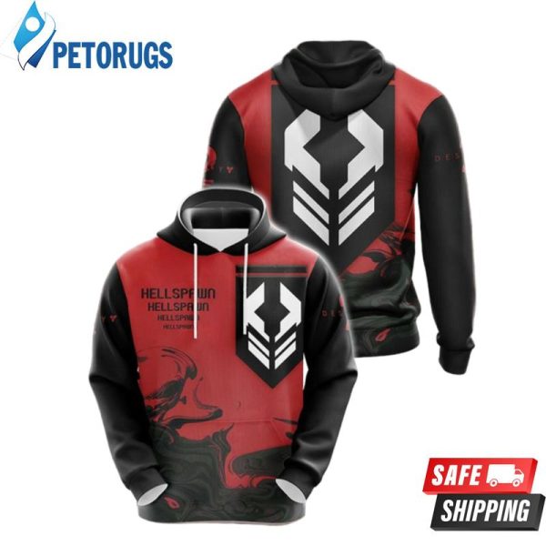 Destiny 2 Hellspawn 1110 3D Hoodie