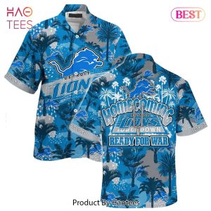 Detroit Lions NFL Beach Shirt For Sports Fans This Summer Hawaiian Shirt