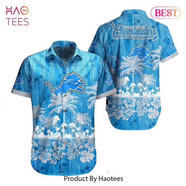 Detroit Lions NFL Hawaii Graphic Tropical Pattern Style Summer Hawaiian Shirt