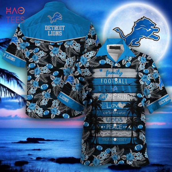 Detroit Lions NFL Hawaiian Shirt