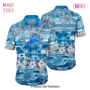 Detroit Lions NFL Hawaiian Shirt Style Tropical Pattern Summer For Awesome Fans