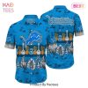 Detroit Lions NFL Hawaiian Shirt Tropical Pattern Graphic Trends Summer Gift For Fan NFL