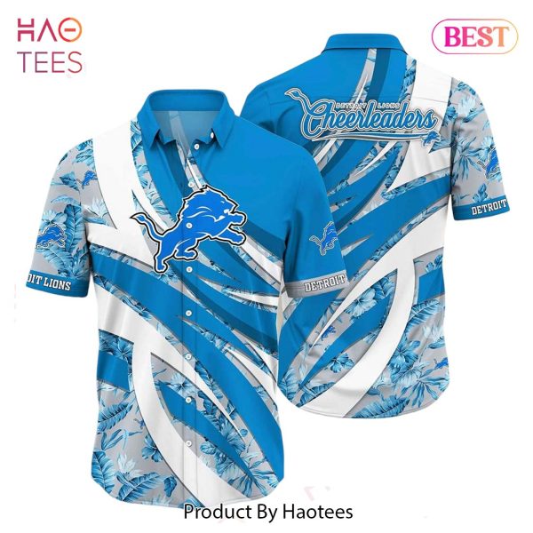 Detroit Lions NFL Hawaiian Shirt Tropical Pattern New Trend Summer For Sports Football Fans