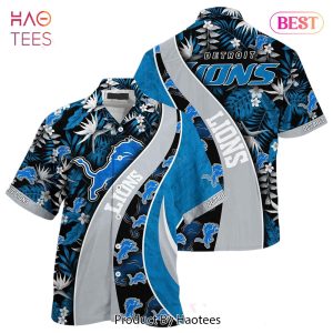 Detroit Lions NFL Hawaiian Shirt With Tropical Pattern For Your Loved Ones