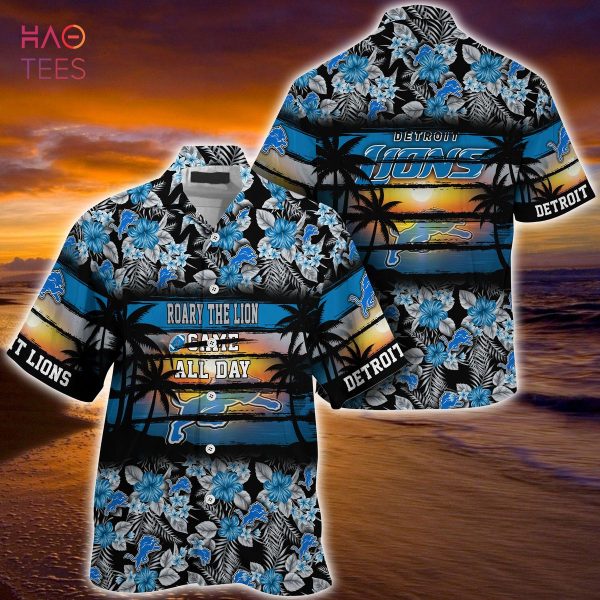 Detroit Lions NFL-Summer Hawaiian Shirt