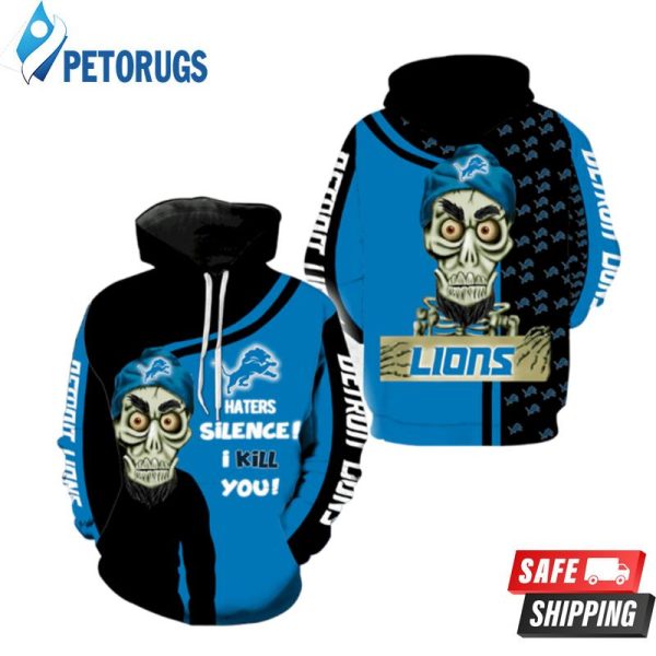 Detroit Lions Skull Full For Men And Women 3D Hoodie