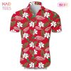 Detroit Red Wings Hawaiian Shirt Tropical Flower summer