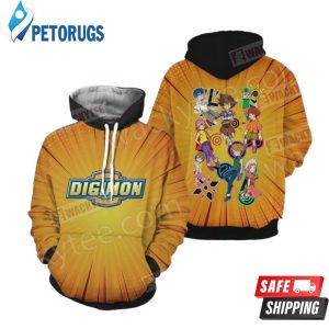 Digimon Digidestined 3690 3D Hoodie