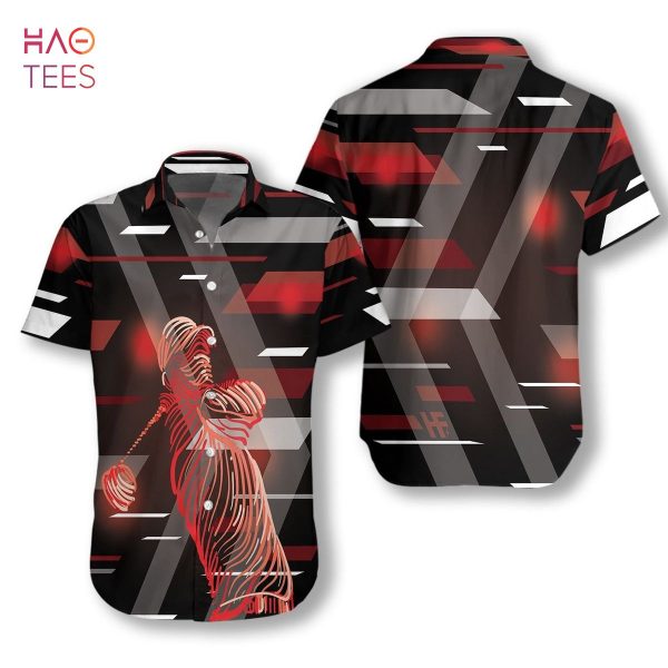 Digital Style Golf Players Hawaiian Shirt