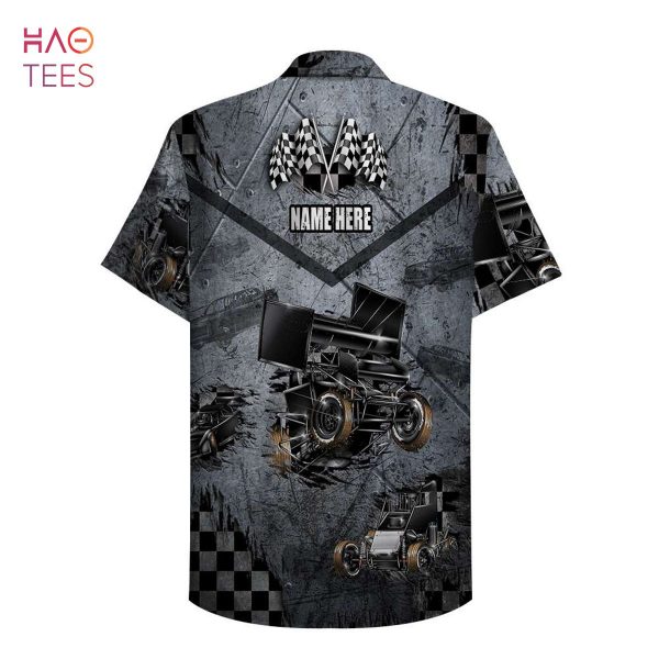 Dirt Track Racing Custom Hawaiian Shirt