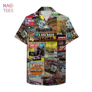 Dirt Track Racing Magazine Hawaiian Shirt