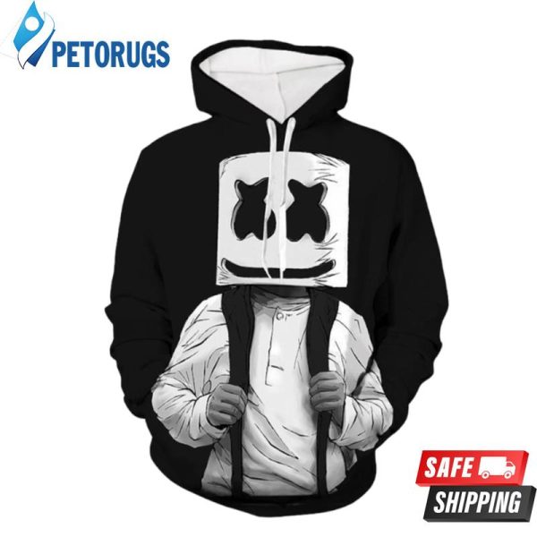 Dj Marshmello Fashion Pull Over 3D Hoodie