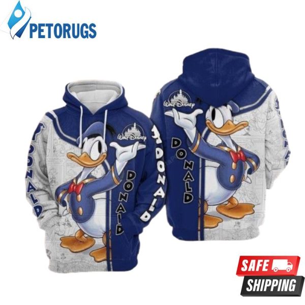 Donald Duck 9 3D Hoodie