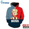 Donald Trump The Boss And Pered Custom Donald Trump The Boss Graphic 3D Hoodie