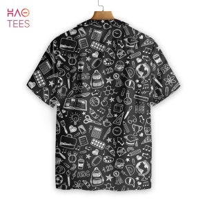 Doodle School Chalkboard Hawaiian Shirt