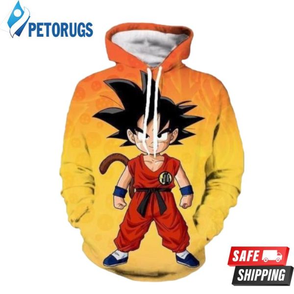 Dragon Ball Kid Goku 3D Hoodie