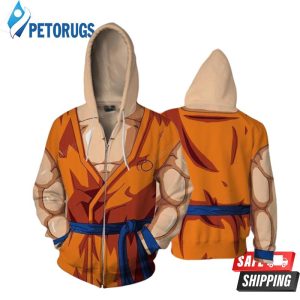 Dragon Ball Z Goku Battle Cosplay 3D Hoodie