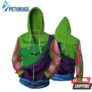 Dragon Ball Z Piccolo Battle Cosplay 3D Hoodie