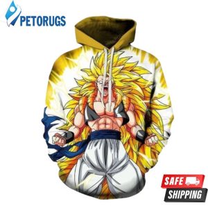 Dragon Ball Z Super Saiyan 3D Hoodie