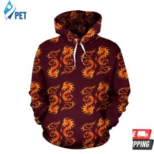 Dragons Fire 3D Hoodie