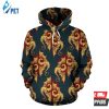 Dragons Gold Pattern 3D Hoodie