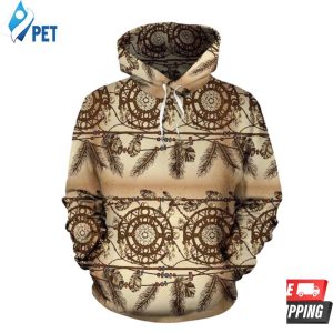 Dream Catcher Vintage Native 3D Hoodie