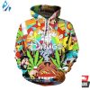 Drugs! Cartoon Collage 3D Hoodie