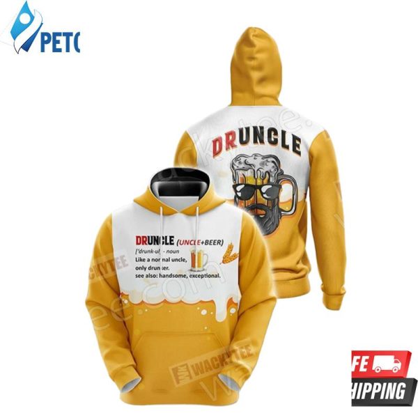 Druncle Beer+Uncle 3155 3D Hoodie