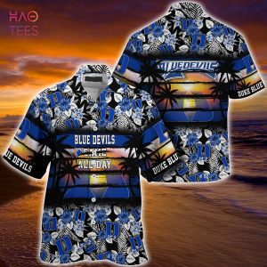 Duke Blue Devils  Summer Hawaiian Shirt