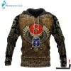 Egyptian Winged Scarab With Ankh 3D Hoodie