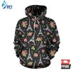 Eiffel Tower Rose 3D Hoodie