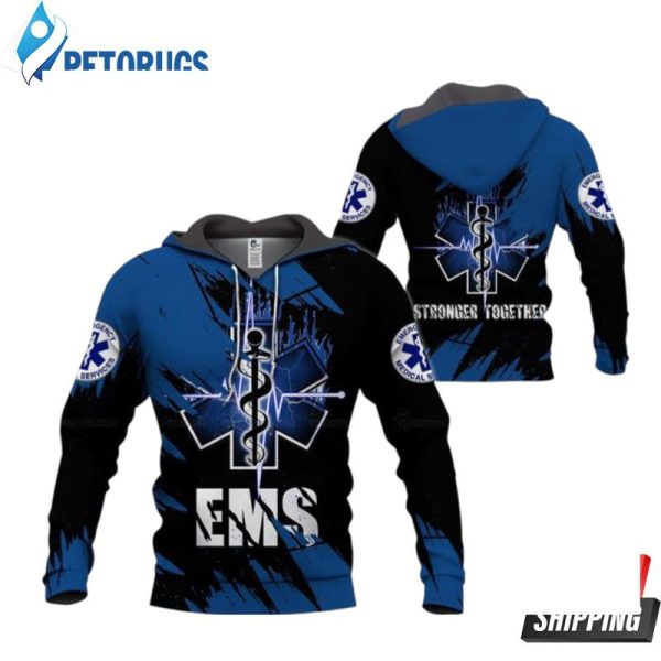 Ems And Pered Custom Graphic 3D Hoodie