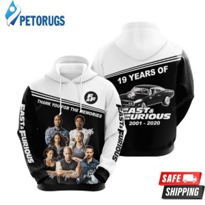 Fast And Furious Movie Character 2020 3D Hoodie