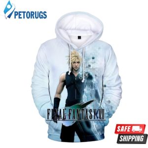 Final Fantasy 7 Cloud Strife 3D Hoodie