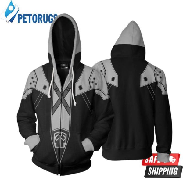 Final Fantasy Sephiroth Cosplay 3D Hoodie