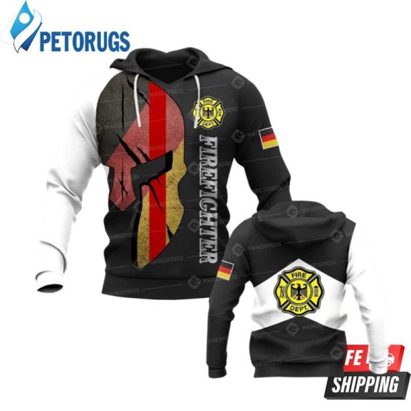 Firefighter Germany 3D Hoodie