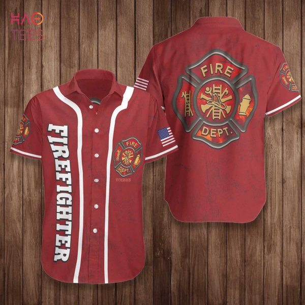 Firefighter Logo Hawaiian Shirt