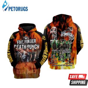 Five Finger Death Punch 15 The Year 3D Hoodie