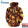 Flame Fire Pattern 3D Hoodie