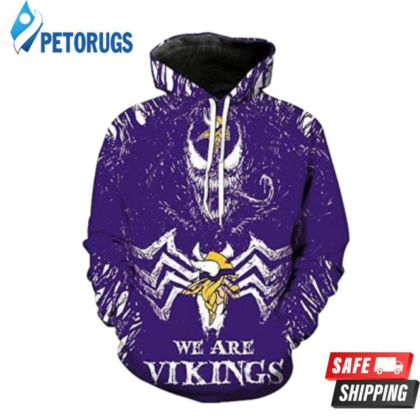 Football Minnesota Vikings Couples 3D Hoodie