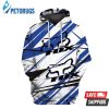 Fox Bike Blue 3D Hoodie