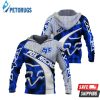 Fox Racing Blue Fox Racing Fox Racing 3D Hoodie