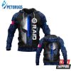 France Raid Blue 3D Hoodie