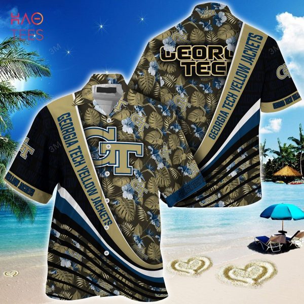 Georgia Tech Yellow Jackets Summer Hawaiian Shirt